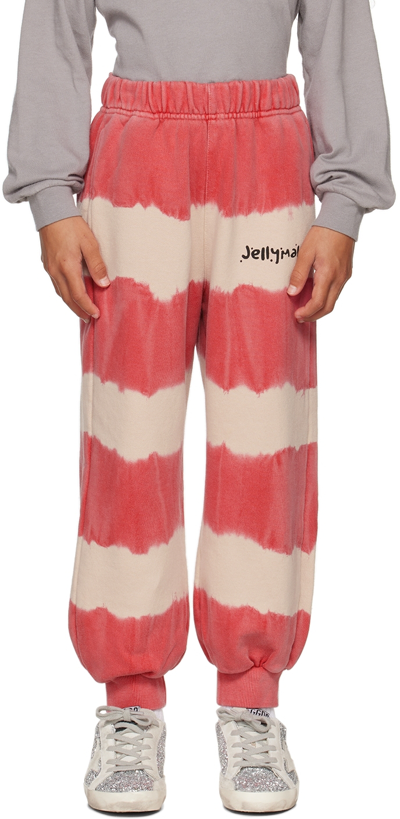 Shop Jellymallow Kids Pink Tie-dye Lounge Pants