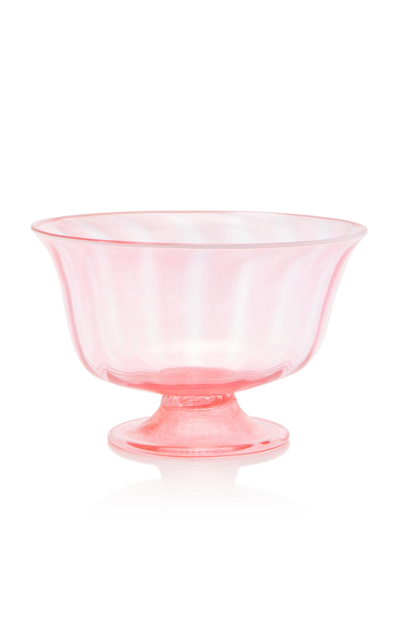 Shop Moda Domus Novecento Glass Cup In Pink