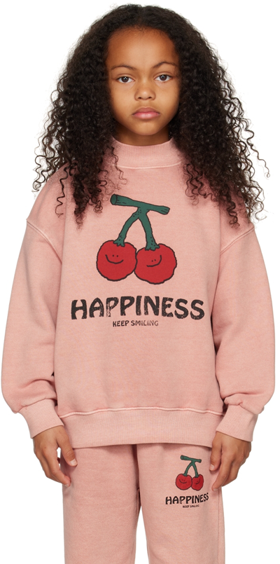 Shop Jellymallow Kids Pink Cherry Sweatshirt