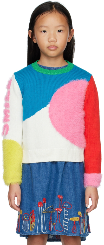 Shop Stella Mccartney Kids Multicolor Color Block Sweater In 999 Multi