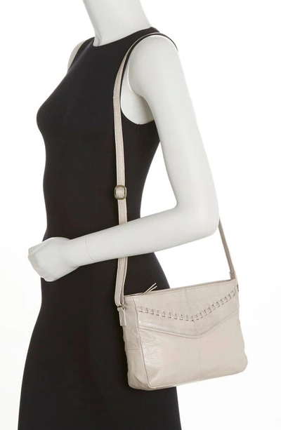Shop Day & Mood Day And Mood Esther Leather Crossbody Bag In Lite Grey