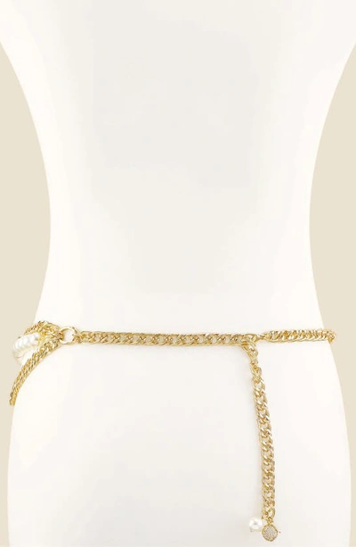 Ettika Layered Belly Chain In Gold