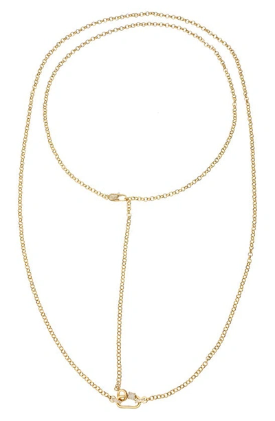 Shop Ettika Rolo Link Body Chain In Gold