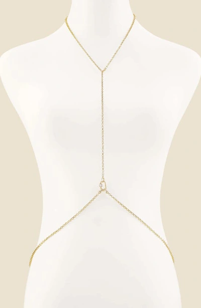 Shop Ettika Rolo Link Body Chain In Gold