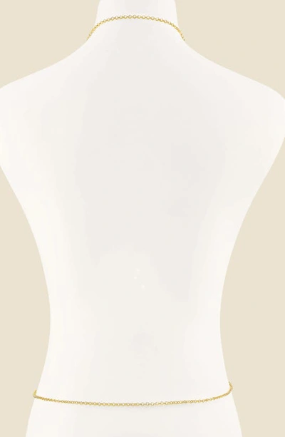 Ettika Make A Splash Body Chain In Gold In Gold
