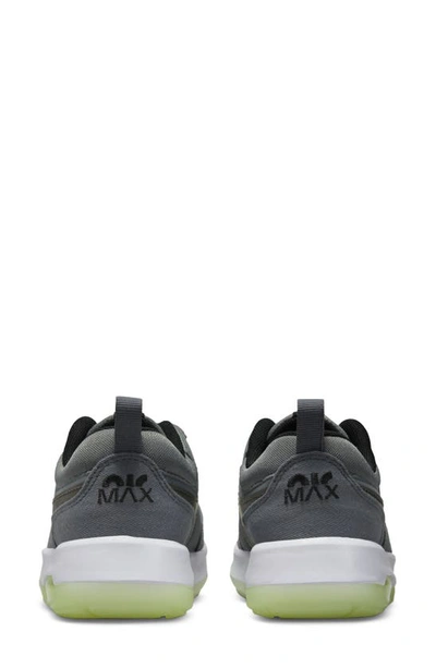 Nike Air Max Motif Sneaker In Grey/ Volt/ Volt/ Black