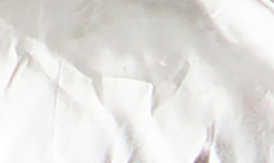 Grey Lab Crop Puffer Jacket In Metallic