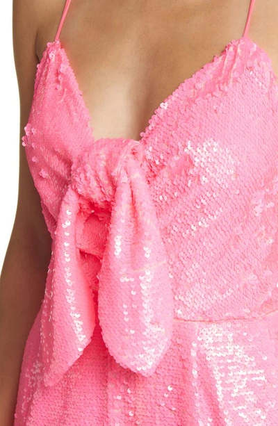 Shop Btfl-life Vlane Sequin Jumpsuit In Pink