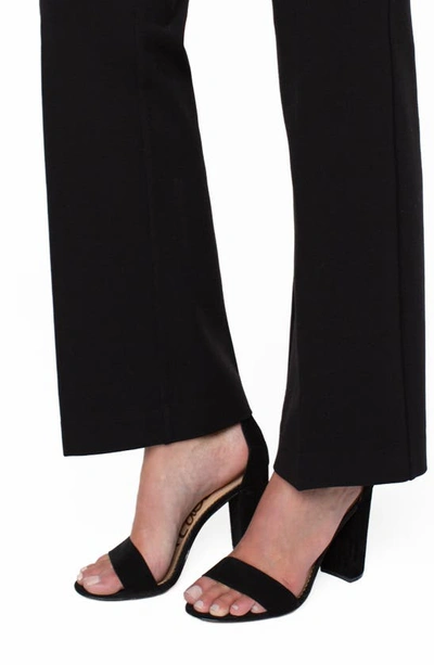 Liverpool Los Angeles Kelsey Flare Ponte Pants In Black