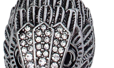 Kurt Geiger Shimmer Mesh Rope Eagle Collar Necklace, 16 In Crystal