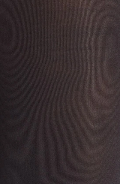 Swedish Stockings Lia Opaque Tights In Nearly Black