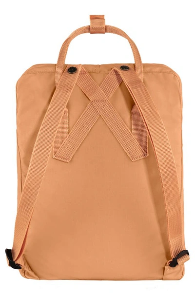 Shop Fjall Raven Kånken Water Resistant Backpack In Peach Sand