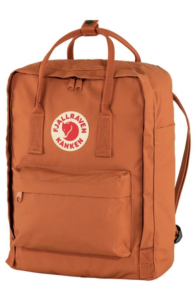 Shop Fjall Raven Kånken Water Resistant Backpack In Terracotta Brown