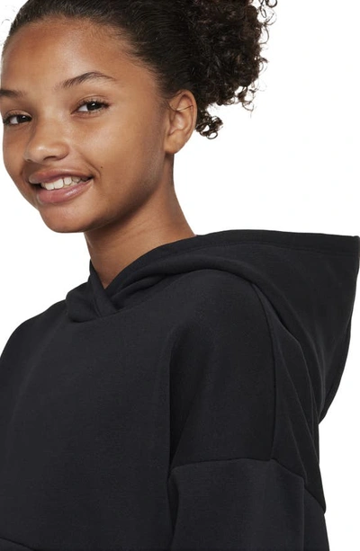 Shop Nike Kids' Sportswear Icon Clash Hoodie In Black/ White