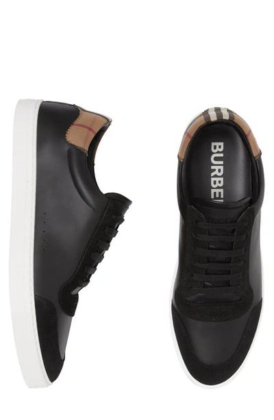 Shop Burberry Robin Low Top Sneaker In Black