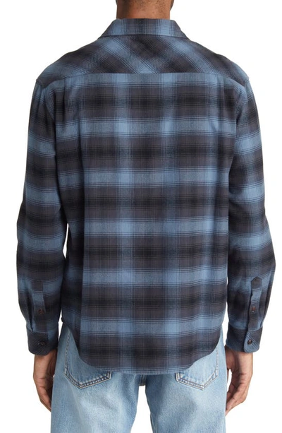 Shop Rails Forrest Plaid Button-up Flannel Shirt In Reflection Wraith