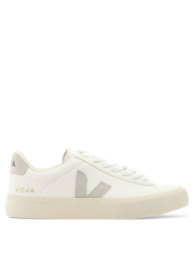 Shop Veja "campo" Sneakers In White