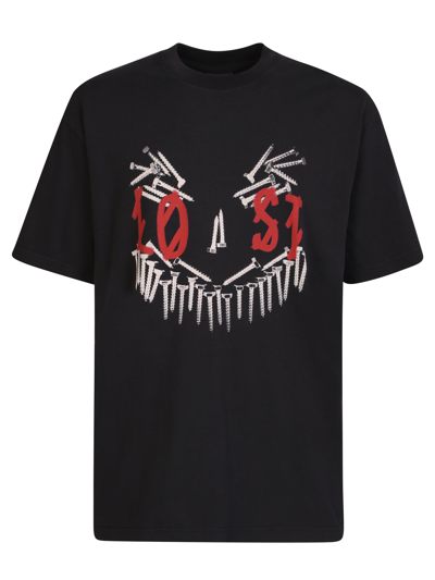 Shop 44 Label Group Lost Love T-shirt By . Particular Print That Make The Garment Bold And  In Black