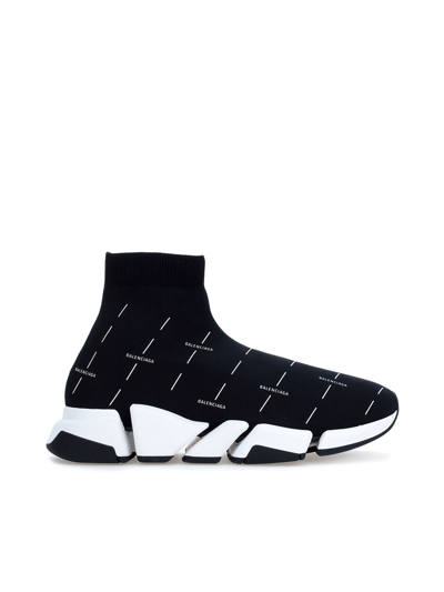 Shop Balenciaga Sneakers In Black White
