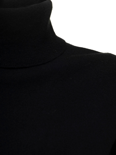 Shop Allude Cashmere High Neck Pull In Black