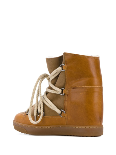 Shop Isabel Marant Nowles Hidden-wedge Boots