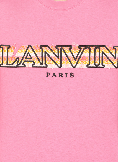 Shop Lanvin T-shirts And Polos In Flamingo Pink