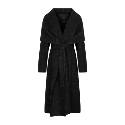 Shop Max Mara Racer Atelier Coat In Black