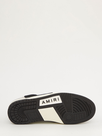 Shop Amiri Skel-top Low Sneakers In Grey