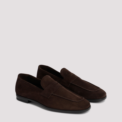 Shop Tom Ford Informal Loafers Shoes In Brown