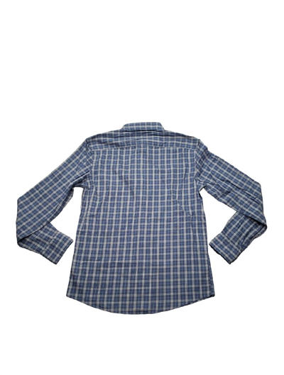 Shop Faherty The Movement Shirt In Sea Storm Plaid In Grey