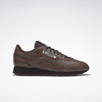 Shop Reebok Unisex Eames Classic Leather Shoes In Dark Brown/dark Brown/dark Brown