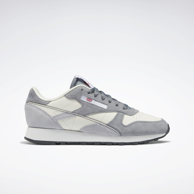Shop Reebok Unisex Classic Leather Make It Yours Shoes In Cold Grey 5/cold Grey 2/chalk