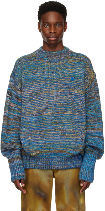 Shop Ader Error Blue Tripol Sweater