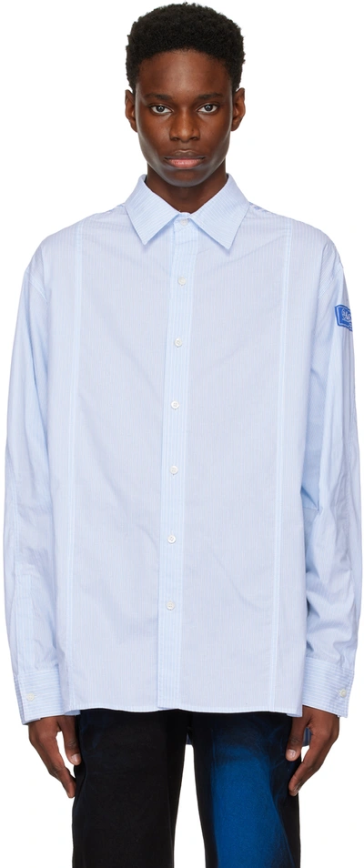 Shop Ader Error Blue Neia Shirt In Stripe