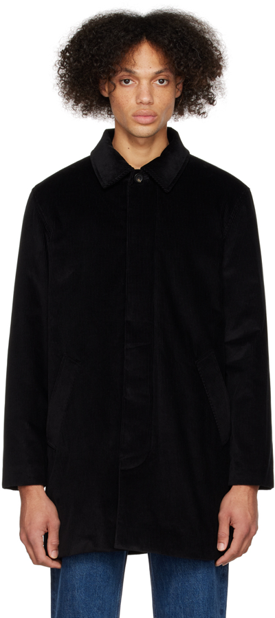 A.p.c. Black Mac Flynn Coat | ModeSens