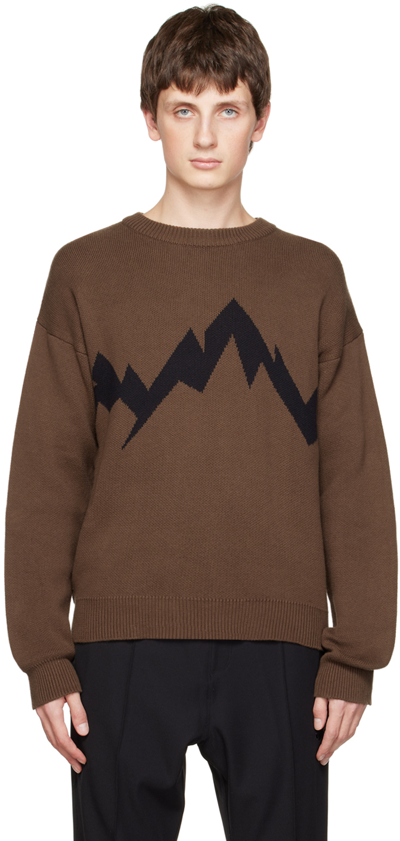 Shop Afield Out Brown Lowell Sweater