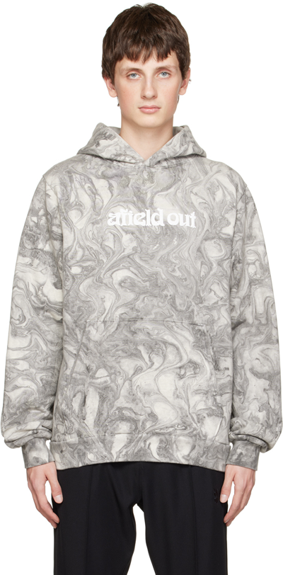 Shop Afield Out Grey Marble Hoodie