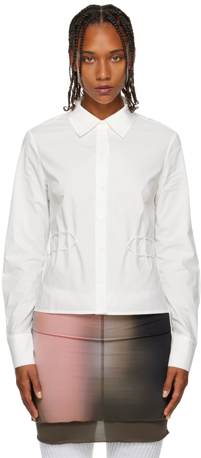Shop Paloma Wool White Soler Shirt In C/000 White