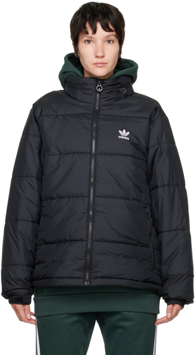 Adidas Originals Black Essentials Puffer Jacket | ModeSens