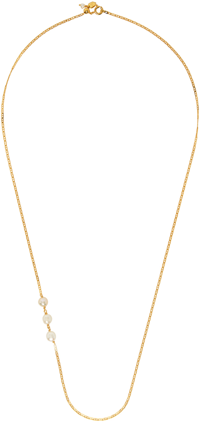 Shop Maria Black Gold Tessoro Necklace