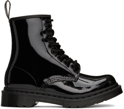 Dr. Martens Black 1460 Mono Boots In Black Patent Lamper | ModeSens