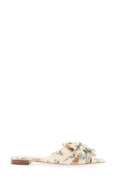 Shop Loeffler Randall Daphne Knot Slide Sandal In Nova Floral