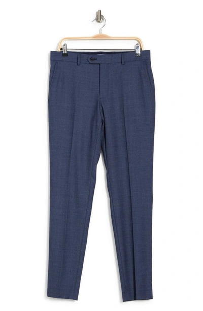 Shop Original Penguin Birdseye Wool Blend Suit Separate Pants In Navy