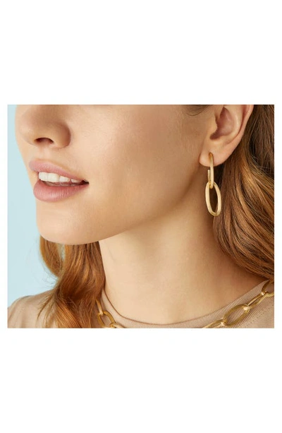 Shop Marco Bicego Jaipur Double Link Earrings In Yellow Gold