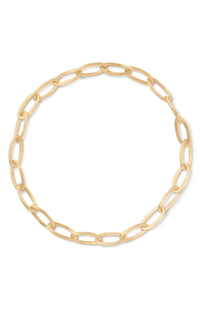 Shop Marco Bicego Long Link Necklace In Yellow Gold