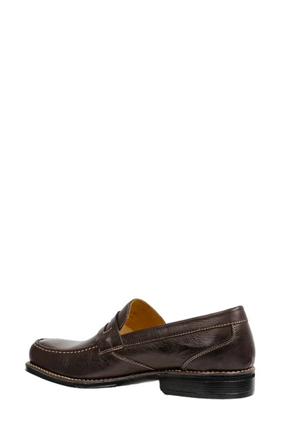 Shop Sandro Moscoloni Andy Moc Toe Penny Loafer In Brown