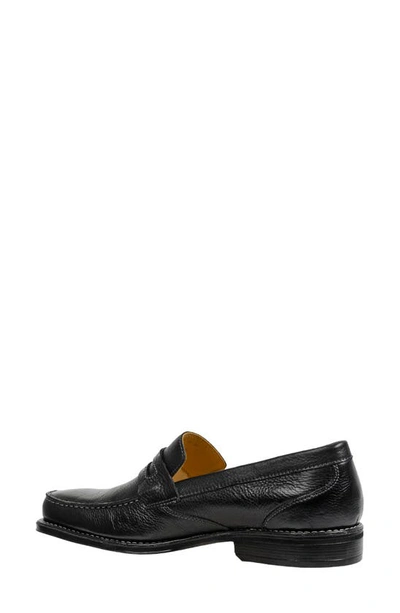 Shop Sandro Moscoloni Andy Moc Toe Penny Loafer In Black