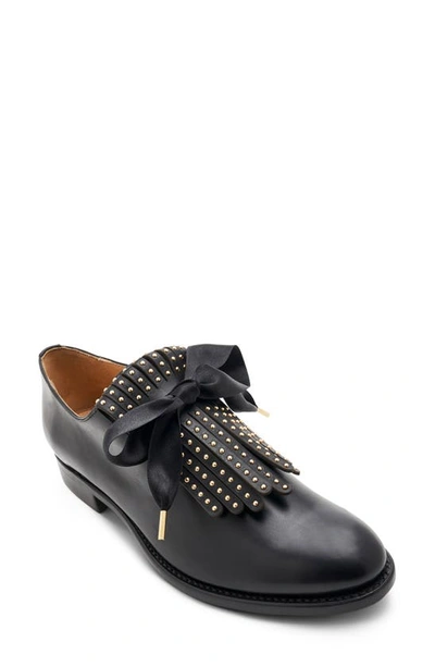 Shop The Office Of Angela Scott Ms. Jane Kiltie Loafer In Black