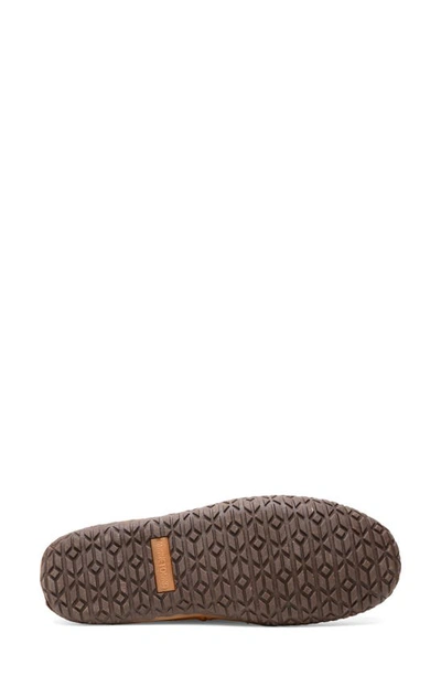 Minnetonka Tobie Water Resistant Genuine Shearling Moccasin Slipper In Charcoal