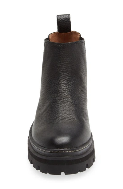 Shop Madewell Paulette Chelsea Boot In True Black